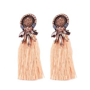 NWT | Drop Statement Tassel Earrings